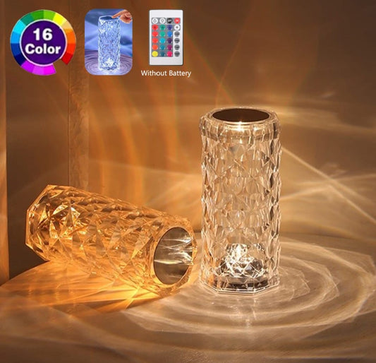 Crystal Table Night Light Lamp